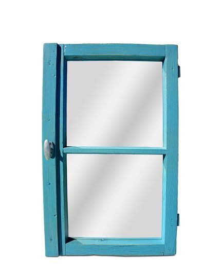 Old Window Frame Rectangular Mirror