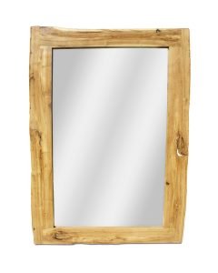 Reclaimed Elm Wood Rectangular Framed Mirror