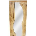 Reclaimed Elm Floor Full Length Wave Framed Mirror