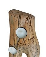 V-образен свещник от спасено сливово дърво - Image 3