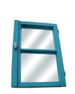 Old Window Frame Rectangular Mirror - Image 3