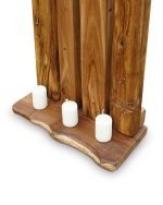 Reclaimed Elm Shelf With Slatted Back - Image 3