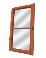 Old Window Frame Rectangular Mirror - Image 3