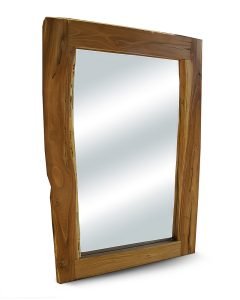 Reclaimed Elm Wood Rectangular Framed Mirror
