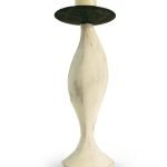 Shabby Chic Beech Pillar Candle Stick
