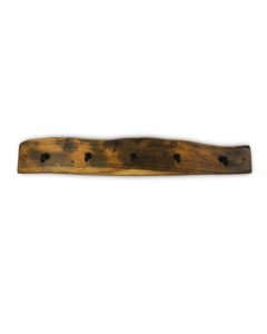 Reclaimed Oak Wall Mounted Key Holder With Hooks