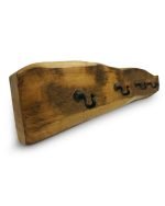 Reclaimed Oak Wall Mounted Key Holder With Hooks - Image 2
