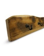 Reclaimed Oak Wall Mounted Key Holder With Hooks - Image 3