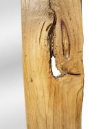 Reclaimed Elm Wood Rectangular Framed Mirror - Image 3