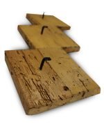 Reclaimed Oak Wall Mounted Cascading Key Holder - Image 2