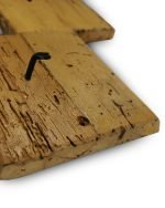 Reclaimed Oak Wall Mounted Cascading Key Holder - Image 3