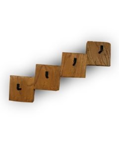 Reclaimed Oak Wall Mounted Cascading Key Holder