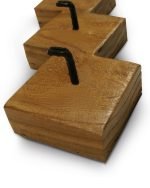 Reclaimed Oak Wall Mounted Cascading Key Holder - Image 3