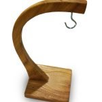 Reclaimed Elm Wood Free Standing Lantern Hook