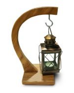 Reclaimed Elm Wood Free Standing Lantern Hook - Image 2