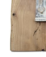 Painted Religious Cross On A Reclaimed Oak Plaque - Image 3