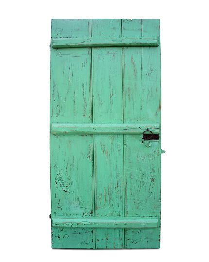 Painted Old Oak Door Wall Décor