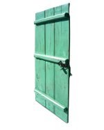 Боядисана стара дъбова врата за стенна декорация - Image 3