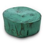 Painted Carved Out Bowl From Acacia