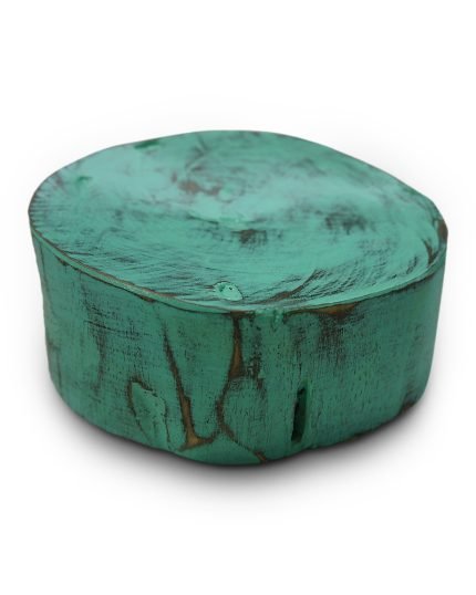 Painted Carved Out Bowl From Acacia