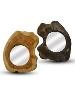 Cypress Wood Yin Yang Circular Framed Mirror Set