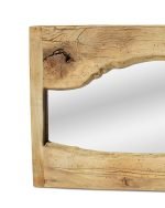 Голямо подово огледало с нестандартна рамка от бряст - Image 2