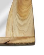 Reclaimed Elm Floor Full Length Wave Framed Mirror - Image 2