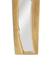 Reclaimed Elm Floor Full Length Wave Framed Mirror - Image 3