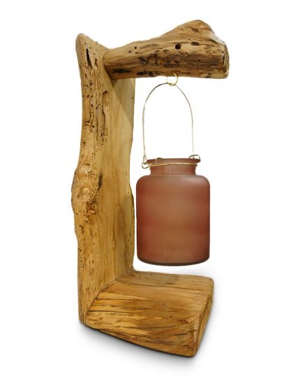 Organic Style Wall Mounted Lantern Holder