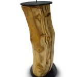 Salvaged Hornbeam Trunk Pillar Candle Holder