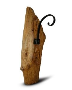 Rustic Oak Wall Mounted Lantern Hook