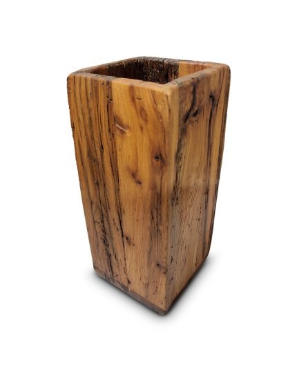 Reclaimed Oak Square Umbrella Stand