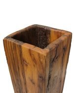 Квадратна стойка за чадъри от възстановен дъб - Image 4