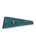 Тюркоазена закачалка за дрехи със златни кукички - Image 2