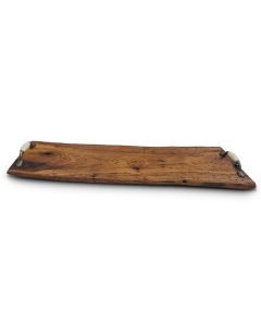 Reclaimed Oak Rustic Serving Board With Handles