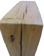 Нестандартна квадратна етажерка с клон от едната страна - Image 3