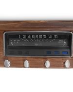 Farmhouse Shelf And Hanging Rack With Vintage Speedometer