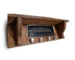 Shelf And Hanging Rack With Vintage Speedometer - Image 3