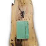 Стенна лампа с единичен държач за чай в ментовозелено