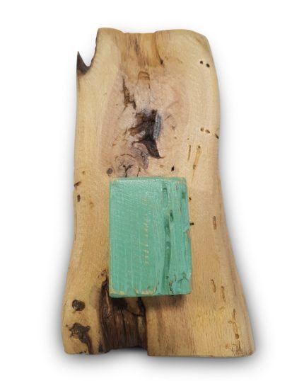 Wall Sconce With Mint Green Single Tealight Holder