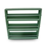 Vintage Mint Green Wall Mounted 3 Tier Spice Rack