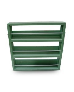 Реколта мента зелена стена монтирани 3 нива подправки ракла