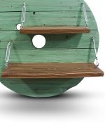 Два рафта със зелен кръгъл гръб - Image 3