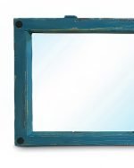 Old Door Frame Rectangular Mirror - Image 3