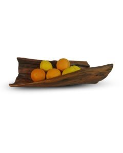 Twist Fruit Bowl From Salvaged Plum Wood