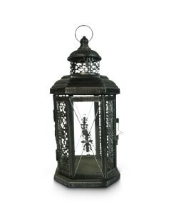 Distressed Metal Antique Effect Lantern