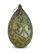 Яйцевиден позлатен фенер в античен ориенталски стил - Image 2