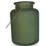 Smoke Glass Bottle Shaped Lantern