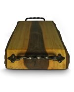 Дъска за сервиране от орех с корави естествени ръбове и дръжки - Image 3