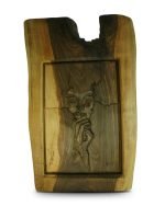 Woman's Tears  Shaped Carving From Walnut